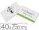 Badge pvc combi pince épingle- 40x75mm -