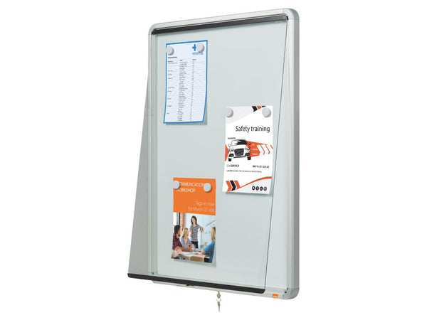Tableau Magnétique Extra Plat - Fond Blanc Métallique