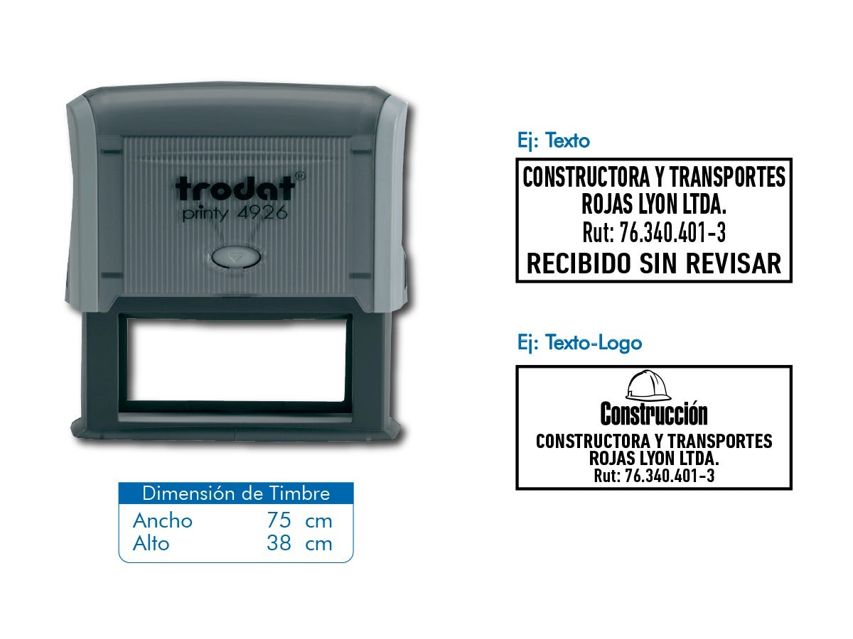 Tampon auto-encreur 4926 - compact et écologique