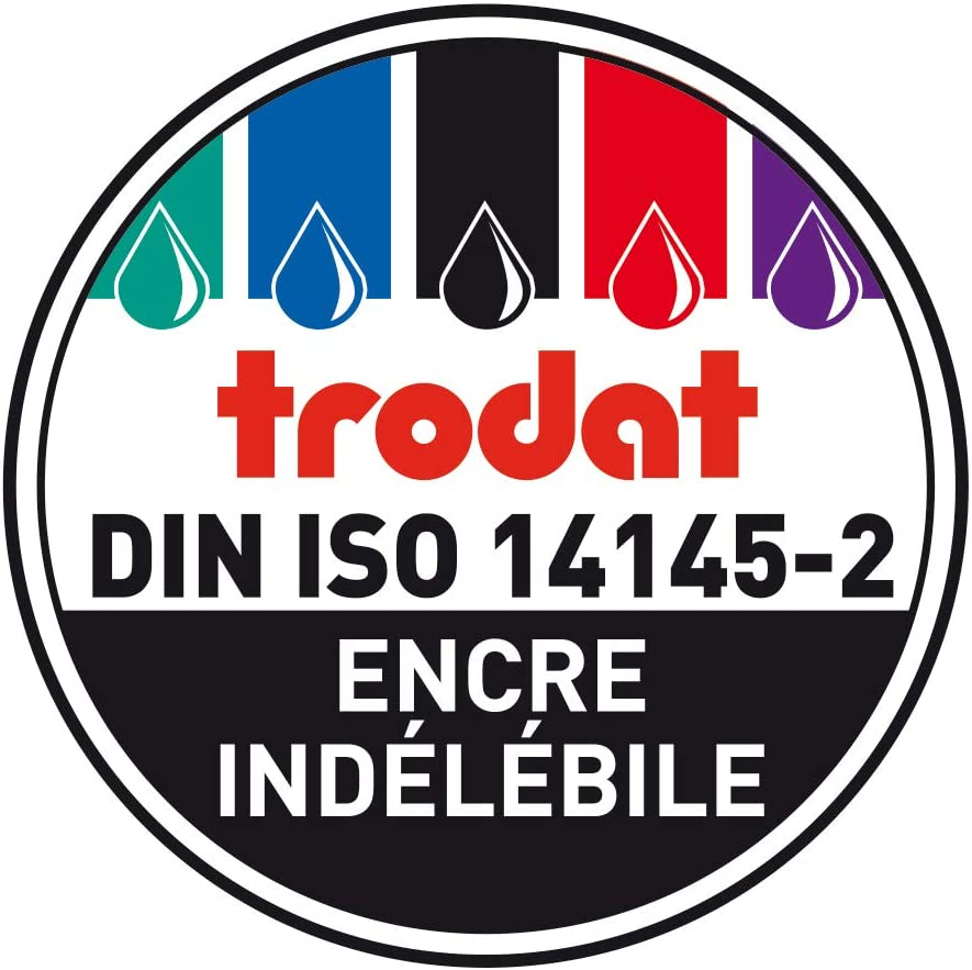Cassette d'encrage Trodat 6/4914b - encre bleue précise