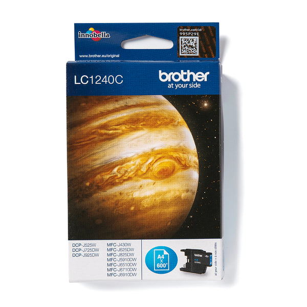 Cartouche d'encre Brother LC1240c - cyan, 600 pages