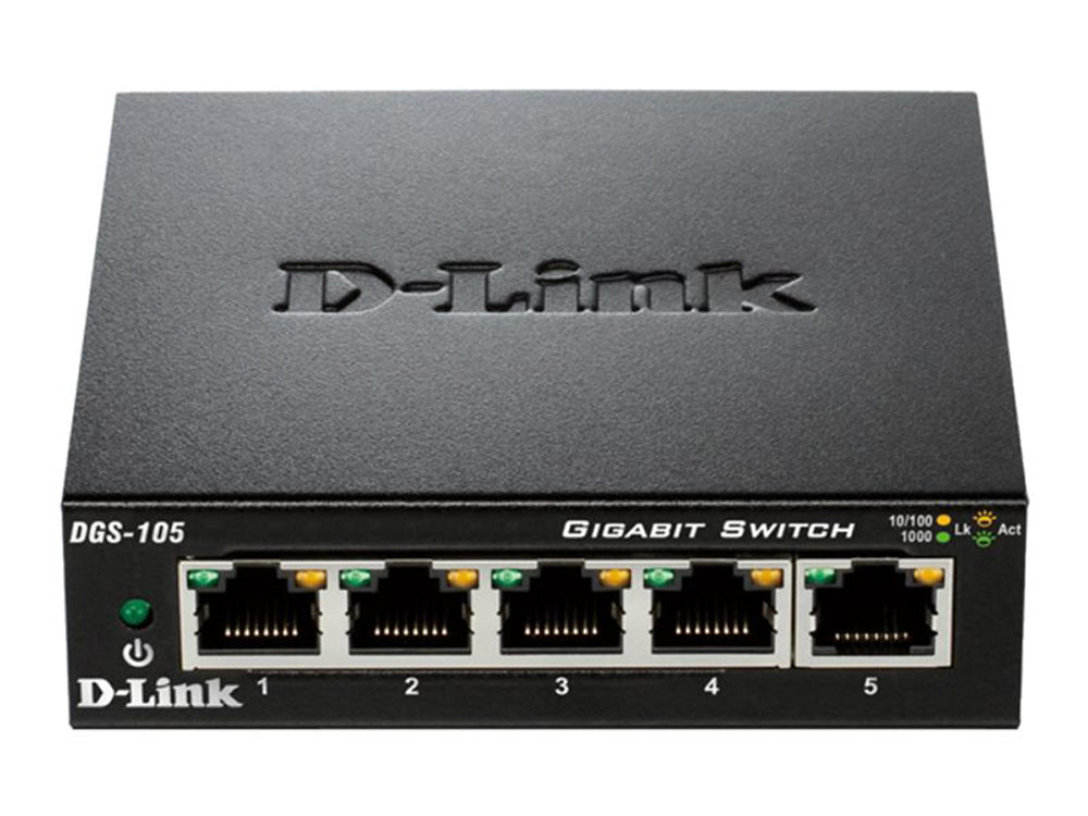 Switch 5 ports gigabit DLINK Ethernet - 10/100/1000Base-T