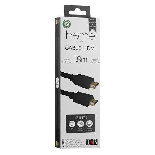 Câble hdmi 1.8m - connecteurs mâle/mâle hd ready