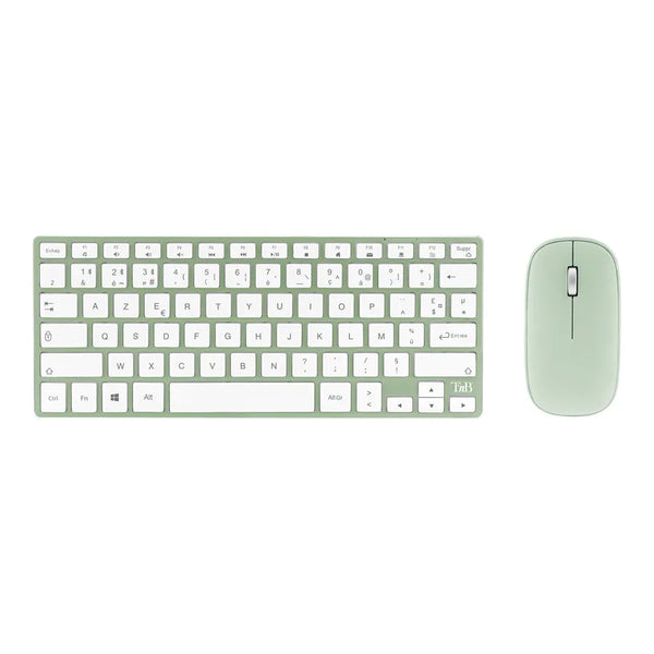 Pack Clavier/Souris Bluetooth T'nb iClick Vert