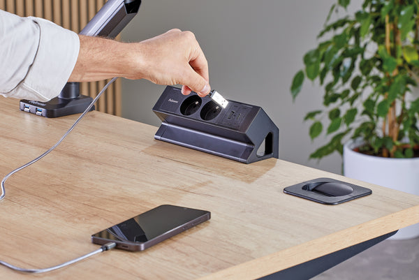 Multiprise de bureau usb-c - design compact et moderne