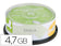 Spindle 25 dvd-r - 16x vitesse, 4.7gb capacité