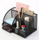 Organiseur bureau mesh 5 compartiments- noir