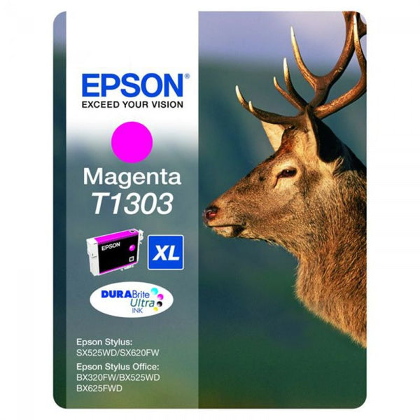 Cartouche Epson magenta t1303 - encre pigmentaire résistante
