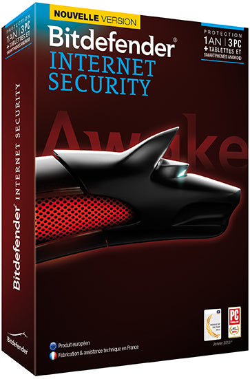 Antivirus internet security 2014 - protection 3 pc 1 an