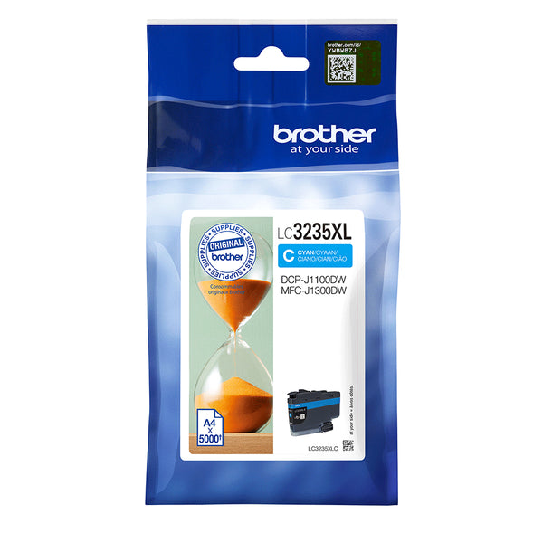 Cartouche d'encre Brother cyan LC3235xLC - haute capacité 5000 pages