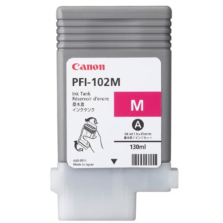 Cartouche d'encre Canon pfi-102m - magenta, 130 ml