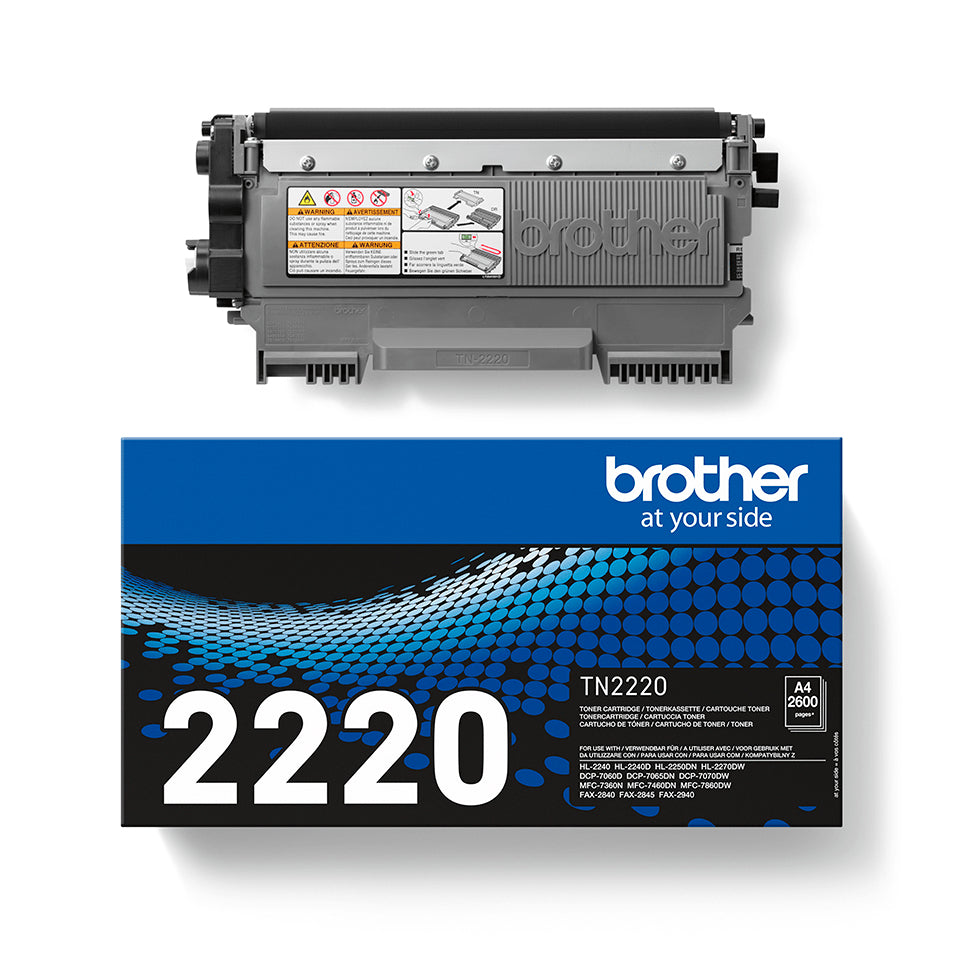 Cartouche toner Brother tn-2220 - rendement élevé 2600 pages