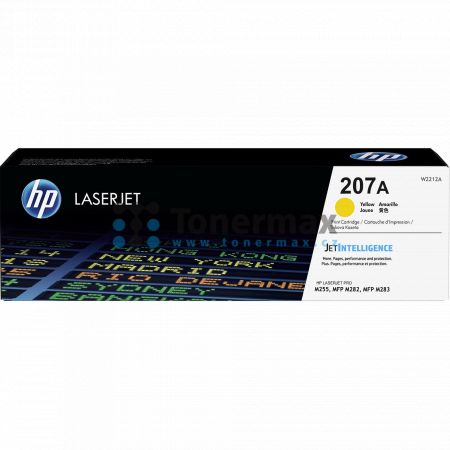 Cartouche toner HP jaune 207a - rendement 1250 pages