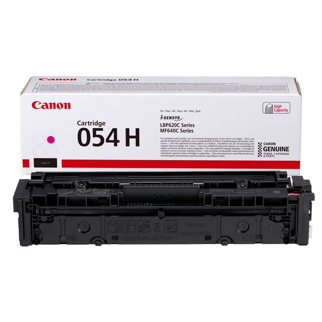 Cartouche toner canon 054h magenta - haut rendement 2300 pages