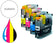 Pack 4 cartouches compatibles Brother lc223 - 550 pages