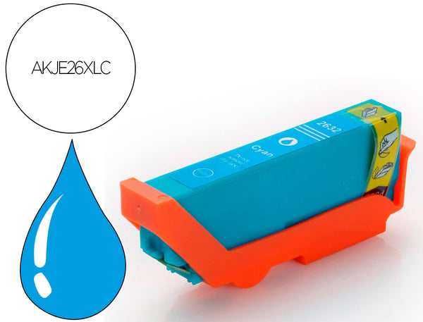 Cartouche Compatible Epson T2632 Cyan Haute Capacité