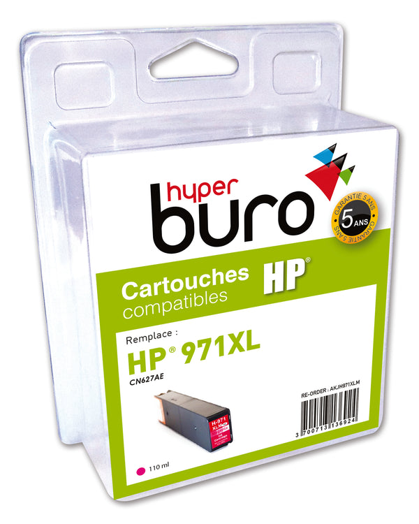 Cartouche remanufacturée HP 971XL magenta- haute capacité 110 ml