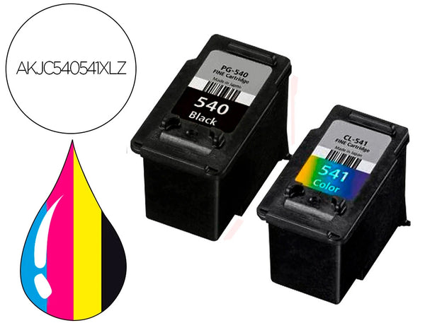Pack Cartouches Canon PG-540/CL-541XL Couleur Haute Capacité