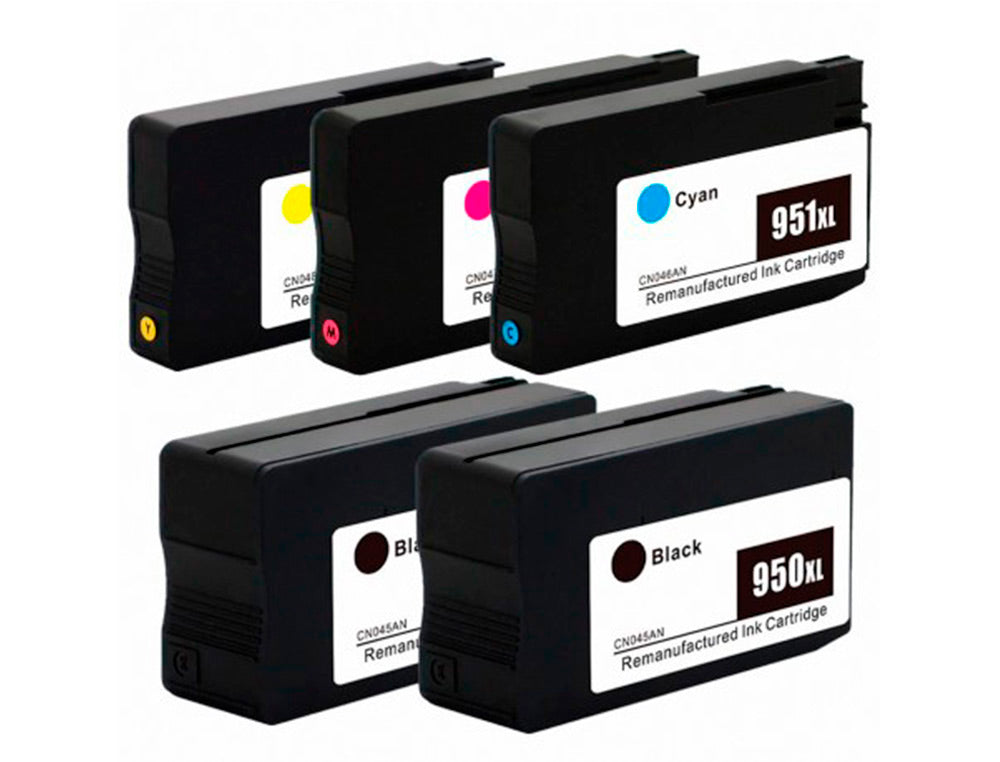 Pack cartouches remanufacturées HP 950/951 XL- haute capacité