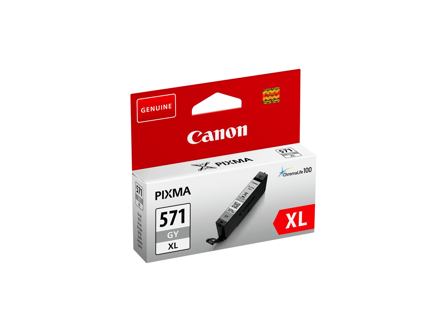 Cartouche d'encre Canon CLI-571XL grise - haut rendement