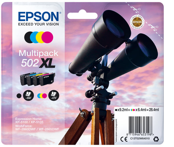 Cartouche d'encre Epson 502xl - pack haute capacité
