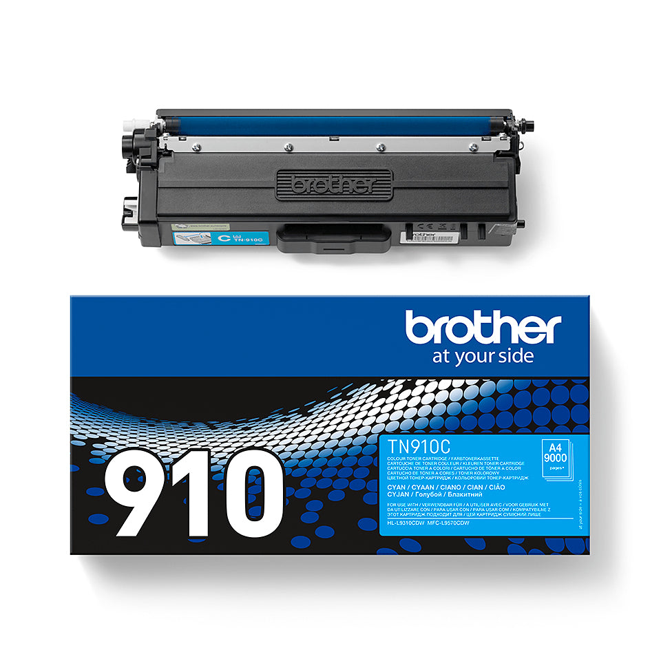 Cartouche toner Brother cyan tn-910c - 9000 pages