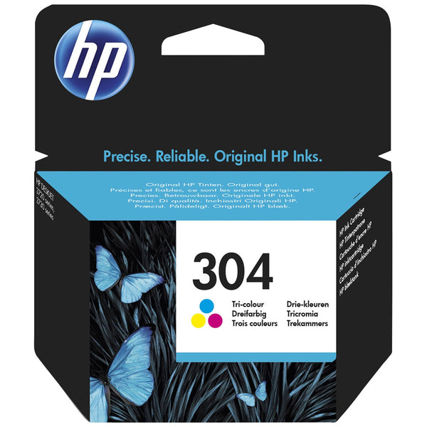 Cartouche couleur HP 304 - rendement 100 pages