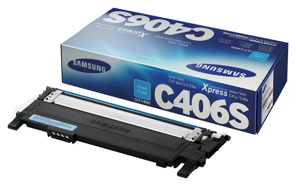 Cartouche Toner Samsung cyan clt-c406s - 1000 pages