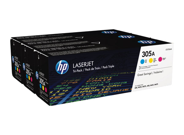 Pack Toners Laser 305A - Couleurs Vives et Durables
