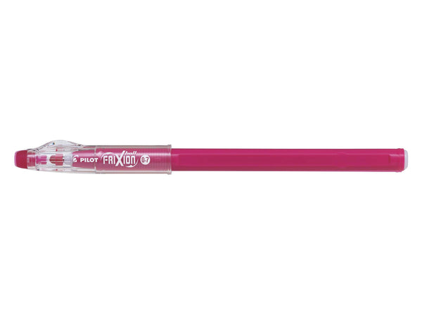 Stylo bille à encre gel frixion 0.7 mm - ecriture rose framboise