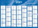Calendrier Bancaire 55x40,5 cm - Organisation Annuelle