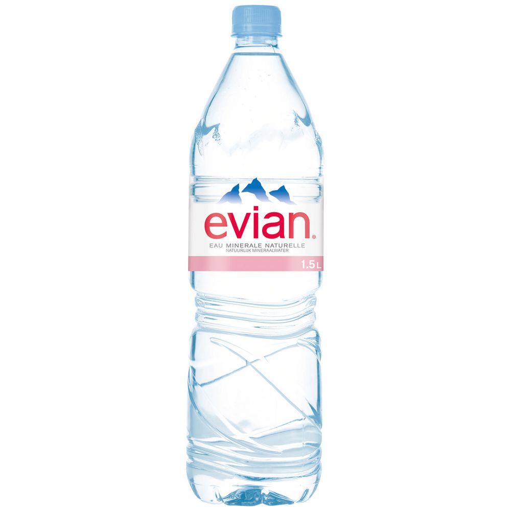 Eau Minérale Evian - Pureté Exceptionnelle - 1.5l
