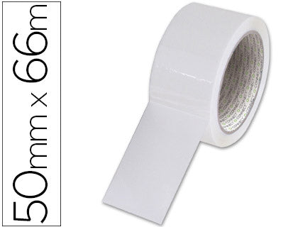 Ruban Adhésif Polypropylène Blanc 50mm x 66m