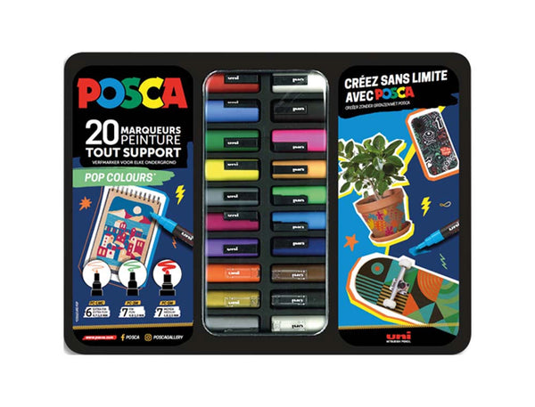 Malette Posca POP colors P/20