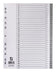 Intercalaires A4 numeriques 1-31 polypro gris