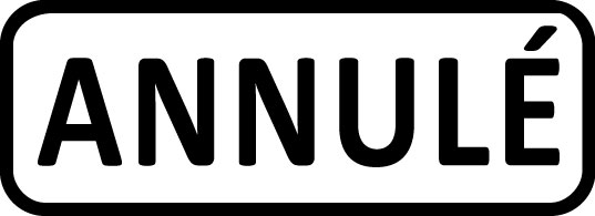 Tampon auto-encreur x-print - formule 'annule'