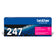 Toner laser Brother tn-247m - haute capacité 2300 pages