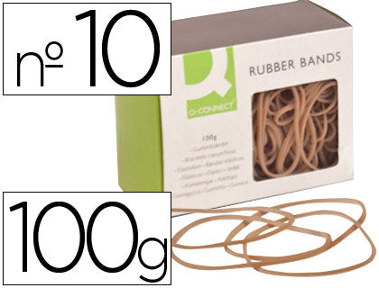 Élastique fin 100mm x 2mm - boîte de 100g