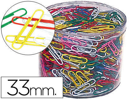 Trombones 33mm - boîte de 1000 pièces en nickel