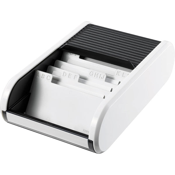Boîte à cartes de visite linear - élégance bicolore