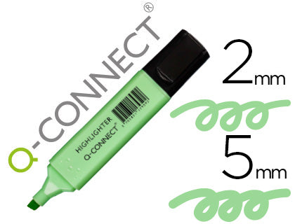 Surligneur biseauté pastel vert - précision et douceur