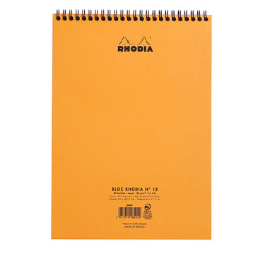 Bloc-notes Rhodia A4 Spirale 80 Feuilles 5x5