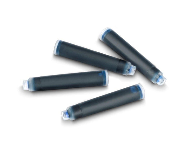 Cartouche d'encre bleue international effaçable - format court lot de 30