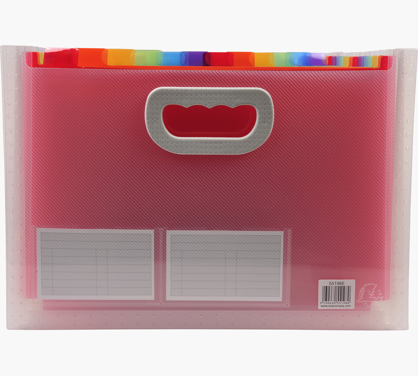 Valisette trieur A4 extensible 24 Compartiments - A4 Transparent