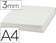 Carton mousse a4 3mm - surface imprimable haute qualité