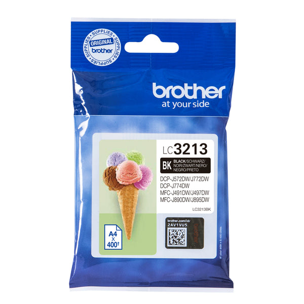 Cartouche d'encre Brother LC3213bk - noir, 400 pages