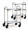 Chariot inox 3 plateaux - Utilisation polyvalente