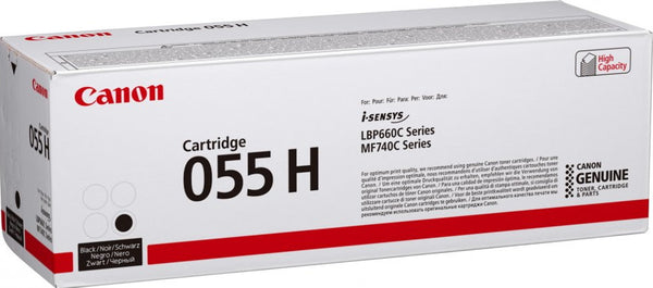 Cartouche Toner Canon 055h hc noir - rendement élevé 7600 pages