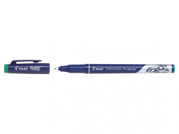 stylo feutre frixion fineliner effaçable vert - pointe fine