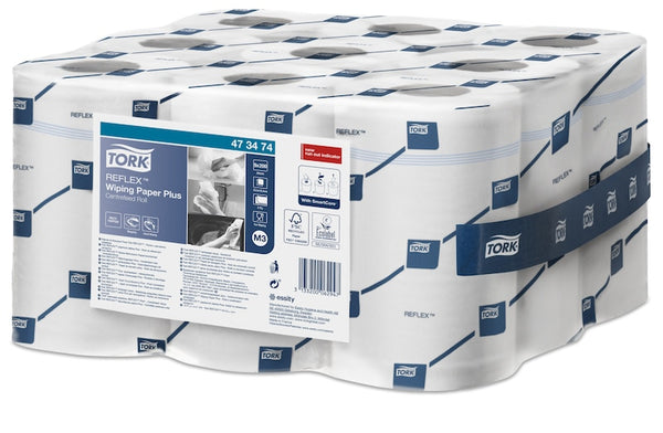 Bobines papier essuyage plus - 200 feuilles, 2 couches